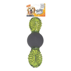 M-Pets - M-Pets Uranus Kauçuk Ödül Hazneli Köpek Oyuncağı Yeşil 16,5x6x6 Cm 