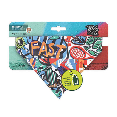 M-Pets Urban Style Freestyle Köpek Bandanası Medium 30x50 Cm 