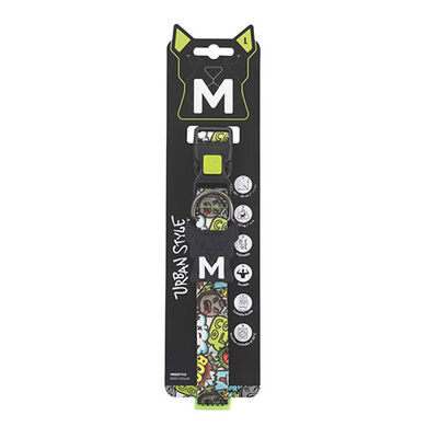 M-Pets Urban Style Freestyle Köpek Boyun Tasması Multicolor Large 38,1x66 Cm 