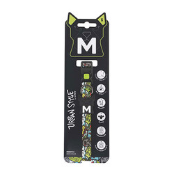 M-Pets - M-Pets Urban Style Freestyle Köpek Boyun Tasması Multicolor Small 22,9x35,6 Cm 