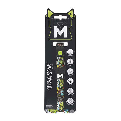 M-Pets Urban Style Freestyle Köpek Boyun Tasması Multicolor Small 22,9x35,6 Cm 