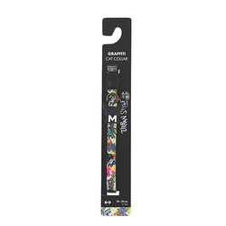 M-Pets - M-Pets Urban Style Graffiti Kedi Boyun Tasması 20-30 Cm 