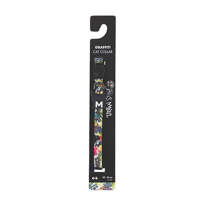 M-Pets Urban Style Graffiti Kedi Boyun Tasması 20-30 Cm 