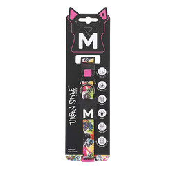 M-Pets - M-Pets Urban Style Graffiti Köpek Boyun Tasması Medium 30,5x50,8 Cm 