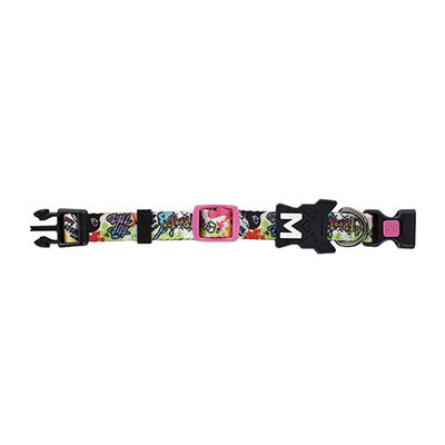 M-Pets Urban Style Graffiti Köpek Boyun Tasması Medium 30,5x50,8 Cm 