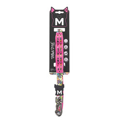 M-Pets - M-Pets Urban Style Graffti Köpekler İçin Şok Emici Gezdirme Kayışı Medium 2x120 Cm 
