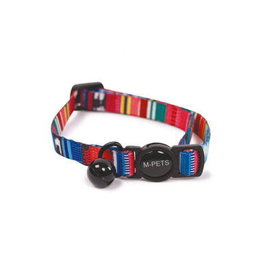 M-PETS Urban Style Jazz Stripes Kedi Boyun Tasması 