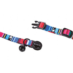 M-PETS Urban Style Jazz Stripes Kedi Boyun Tasması - Thumbnail