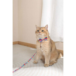 M-Pets Urban Style Jazz Stripes Kedi ve Köpek Papyonu Large - Thumbnail