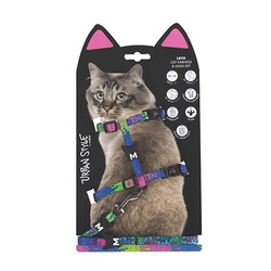 M-Pets - M-Pets Urban Style Lava Kedi Göğüs Tasması Seti 120 Cm 