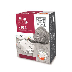 M-Pets - M-Pets Vega İnteraktif Kedi Oyuncağı 8,2x6x3,6 Cm 