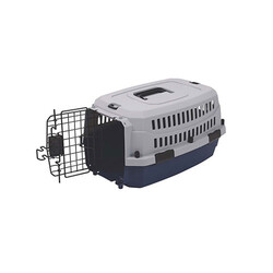 M-Pets Viaggio Carrier IATA Kedi ve Köpek Taşıma Çantası Mavi-Gri 68x47,6x42 Cm - Thumbnail