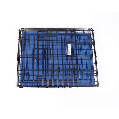 M-Pets Voyager 2 Kapılı Köpek Kafesi Small Mavi 61x46x48 Cm 