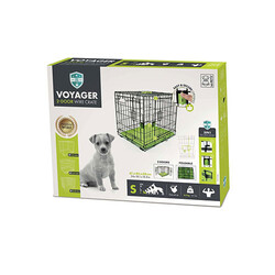 M-Pets - M-Pets Voyager 2 Kapılı Köpek Kafesi Small Yeşil 61x46x48 Cm 