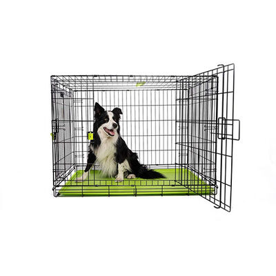 M-Pets Voyager 2 Kapılı Köpek Kafesi XLarge Yeşil 106x71x76 Cm 