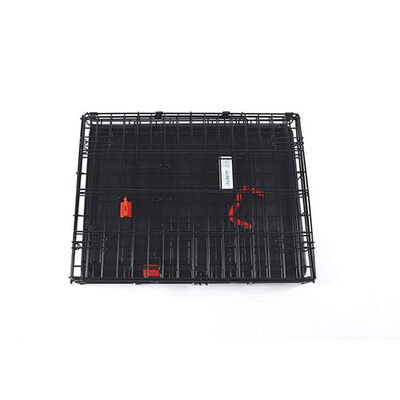 M-Pets Voyager Tekerlekli 2 Kapılı Köpek Kafesi Medium Siyah 76x48x53 Cm 