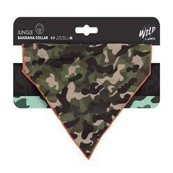 M-Pets - M-Pets Wild Jungle Bandana Kedi ve Köpek Boyun Tasması Medium 15x11,5 Cm 