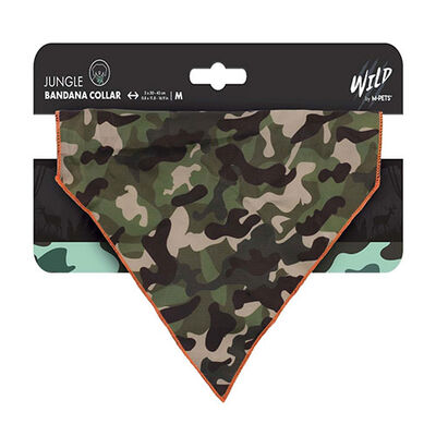 M-Pets Wild Jungle Bandana Kedi ve Köpek Boyun Tasması Medium 15x11,5 Cm 