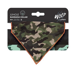 M-Pets - M-Pets Wild Jungle Bandana Kedi ve Köpek Boyun Tasması Small 13x9 Cm 