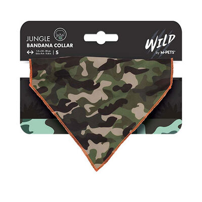 M-Pets Wild Jungle Bandana Kedi ve Köpek Boyun Tasması Small 13x9 Cm 
