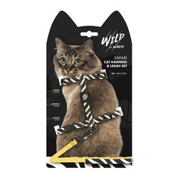 M-Pets - M-Pets Wild Safari Kedi Göğüs Tasması 120 Cm 