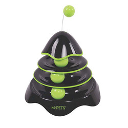 M-Pets - M-Pets Yaylı Rocket Kedi Oyuncağı Siyah 25 Cm 