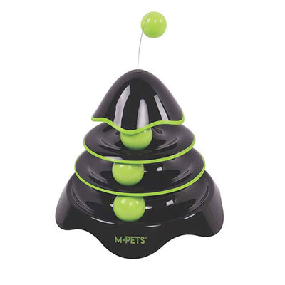 M-Pets Yaylı Rocket Kedi Oyuncağı Siyah 25 Cm 