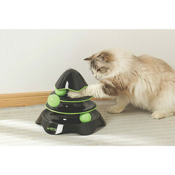 M-Pets Yaylı Rocket Kedi Oyuncağı Siyah 25 Cm - Thumbnail