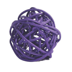 M-Pets Zilli Rattan Top Kedi Oyuncağı 4 Cm - Thumbnail