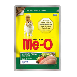 Meo - Me-O Tavuklu Gravy Yetişkin Kedi Konservesi