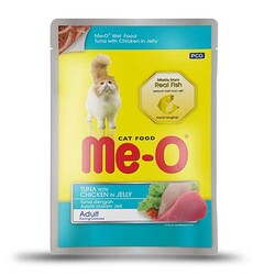 Meo - Me-O Ton Balıklı ve Tavuklu Jelly Yetişkin Kedi Konservesi