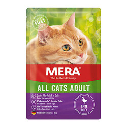 Mera - Mera Ördekli Pouch Tahılsız Yetişkin Kedi Konservesi 85 Gr 