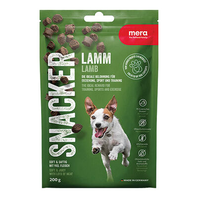 Mera Snacker Kuzulu Yumuşak Tahılsız Köpek Ödül Maması 200 Gr 