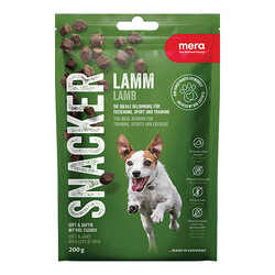 Mera - Mera Snacker Kuzulu Yumuşak Tahılsız Köpek Ödül Maması 200 Gr 