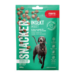Mera - Mera Snacker Larvalı Yumuşak Tahılsız Köpek Ödül Maması 200 Gr 