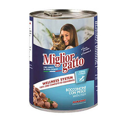Miglior - Miglior Gatto Balıklı Yetişkin Kedi Konservesi 405 Gr 