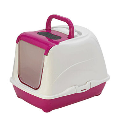 Moderna Flip Cat Kapalı Kedi Tuvaleti 50 Cm Lacivert