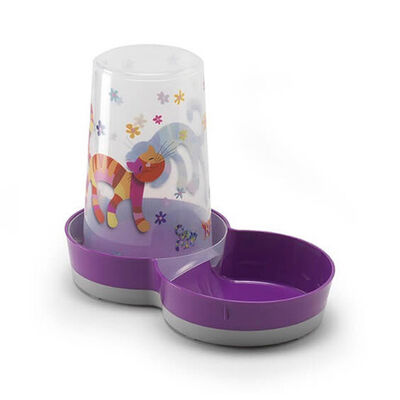 Moderna Friends Hazneli Kedi Mama Kabı Fuşya 1,5 L