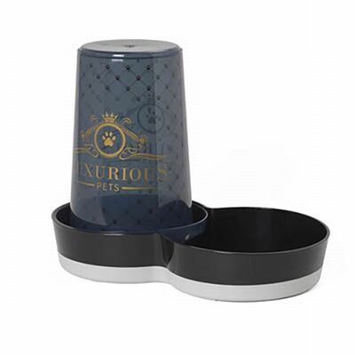 Moderna Trendy Luxurious Hazneli Kedi Köpek Mama Su Kabı 1,5 Lt 