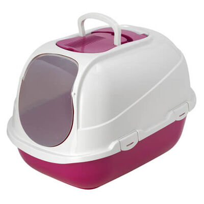 Moderna Mega Comfy Kapalı Kedi Tuvaleti 66 Cm Sarı