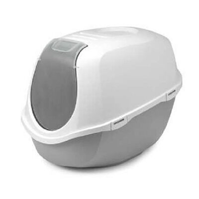 Moderna Mega Smart Kapalı Kedi Tuvaleti Gri 66 Cm