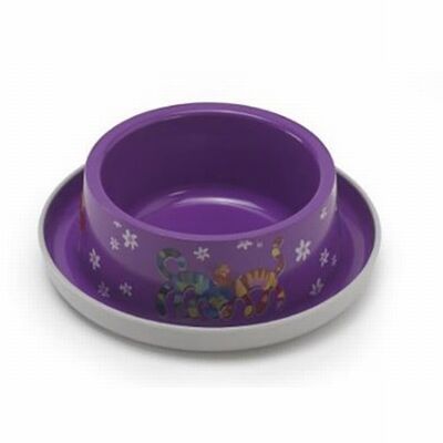 Moderna Trendy Friends Kedi Mama Su Kabı Fuşya 350 Ml 