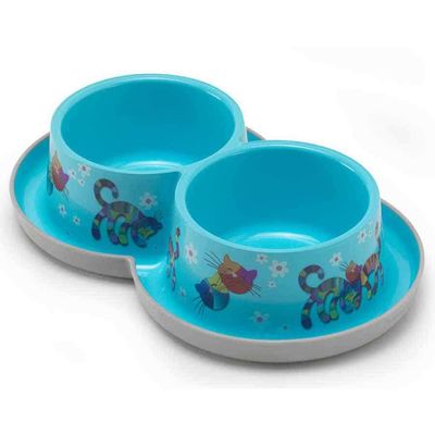 Moderna Trendy Friends Kedi Mama Kabı Mavi 210 Ml