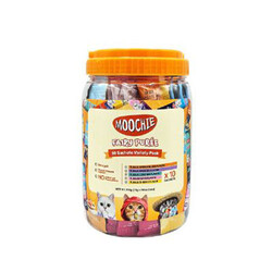 Moochie - Moochie Ton Balıklı Mix Sıvı Kedi Ödül Maması 50x15 Gr 