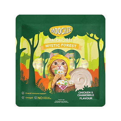Moochie Tavuklu ve Papatyalı Sıvı Kedi Ödül Maması 25x15 Gr 