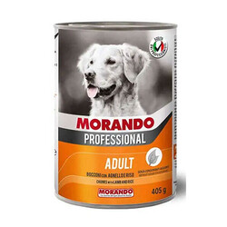 Morando - Morando Professional Gravy Kuzulu ve Pirinçli Yetişkin Köpek Konservesi 12 Adet 405 Gr 