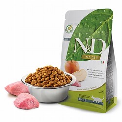 ND - N&D Prime Yaban Domuzlu Elmalı Tahılsız Yetişkin Kedi Maması 1,5 Kg 