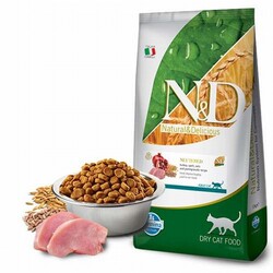 ND - N&D Ancestral Grain Neutered Hindili Düşük Tahıllı Kısırlaştırılmış Kedi Maması 10 Kg 
