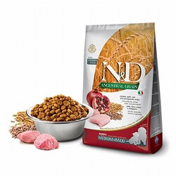 ND - N&D Ancestral Grain Puppy Medium Maxi Tavuklu Narlı Düşük Tahıllı Yavru Köpek Maması 12 Kg 