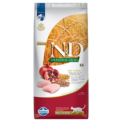ND - N&D Ancestral Grain Tavuklu Narlı Düşük Tahıllı Kısırlaştırılmış Kedi Maması 10 Kg 